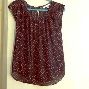 LC Lauren Conrad blouse black size M